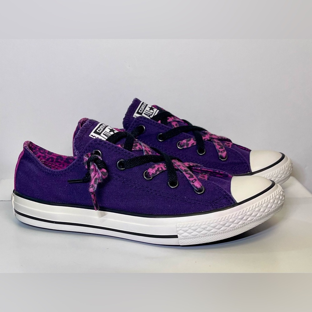 Converse All Star Purple & Pink Leopard Print